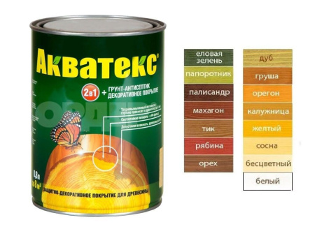 Пропитка Рогнеда Акватекс по дереву орех 2,7л