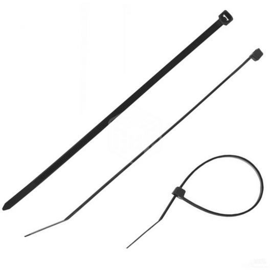 Хомут нейлоновый  4,8х500мм  25шт черный Зубр