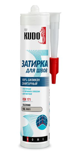 Затирка силиконовая 280мл жасмин KSK-171 Kudo