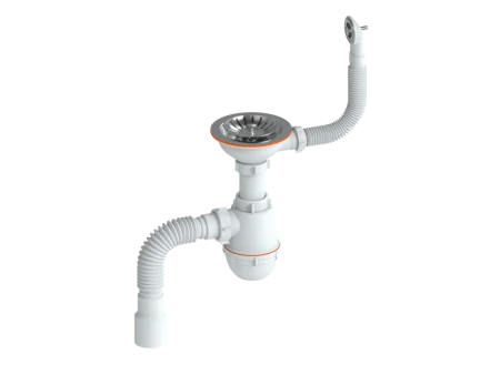 Сифон для ванны 1 1/2х40 с переливом РМС