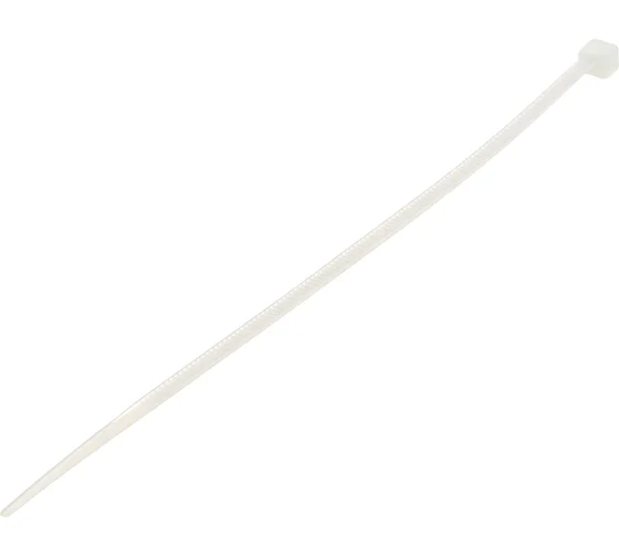 Хомут нейлоновый  2,5х100мм 100шт белый