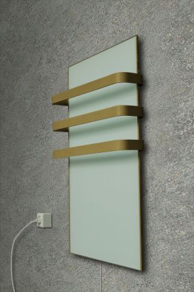 Полотенцесушитель электрический 0,15кВт 480х700х120мм ЭРГН-0,15/220 золотой Теплофон