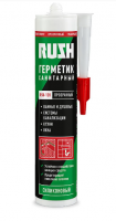 Герметик силиконовый санитарный 240мл прозрачный RSK-120 Rush Kudo(12)