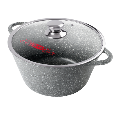 Кастрюля 2л с крышкой графит Горница(57)