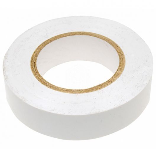 Изолента ПВХ 15ммх20м белая Klebebander