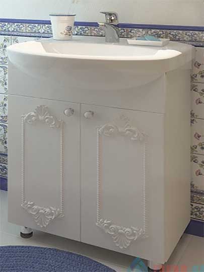 Тумба Прованс-55 с умывальником Eva Gold