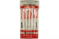 Надфиль 140мм  6шт в наборе широкие Сибртех