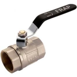 Кран шаровый латунь 32мм м/м ручка