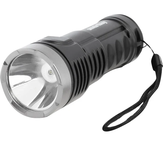 Фонарь ручной  300Lm 1,0Ah  IP444Вт+4Вт Smartbuy----