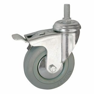 Колесо аппаратное  50мм SCGB25 поворотное с тормозом 