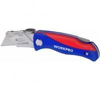 Нож строительный складной 165мм Workpro