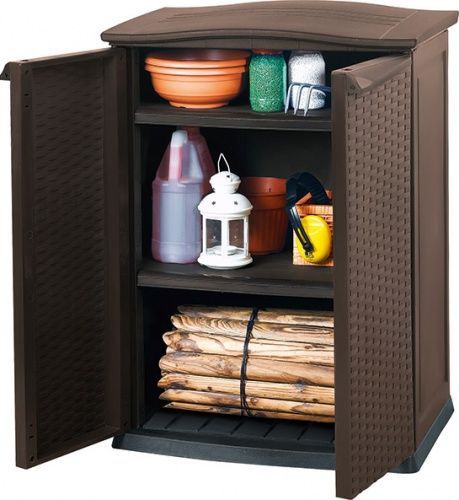 Мебель пластиковая Тумба под ротанг Base 2 Shelves KETER