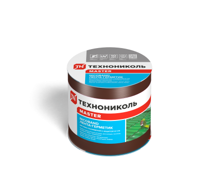 Лента битумная 10смх 3м т.серая Nicoband ТехноНиколь