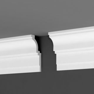 ППл Плинтус потолочный 100х 40х2000 П20  под натяжной потолок Де-Багет---