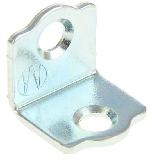 Угольник кронштейн МК 18х18х1,8 цинк