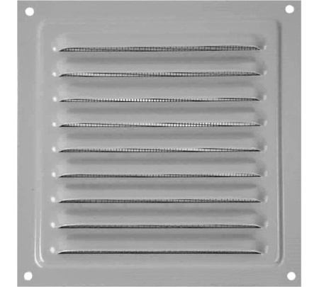 Решетка вентиляционная металл 150х150 Met1515 с сеткой Zernberg