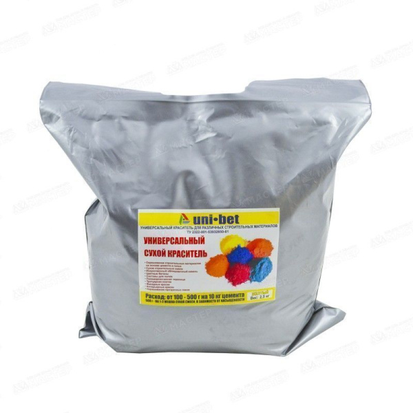 Краситель сухой 0,5кг синий Uni-bet