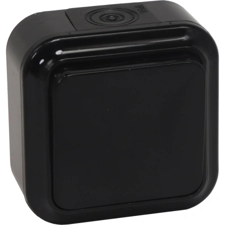 Выключатель откр.установки 1-кл черный Пралеска IP54 Bylectrica