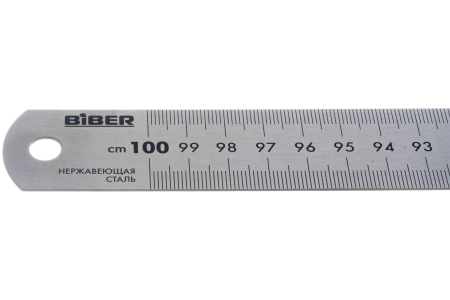 Линейка измерительная 1000мм Biber