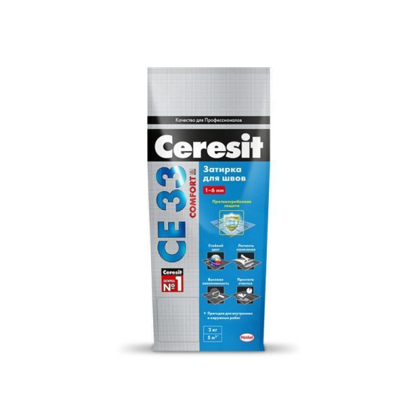 Затирка Ceresit СЕ40 жасмин 2кг Henkel(12)