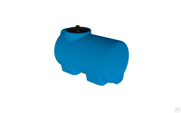 Емкость  500л горизонтальная синяя пластик