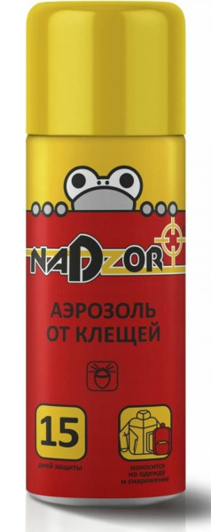 Спрей от клещей 100мл Nadzor---