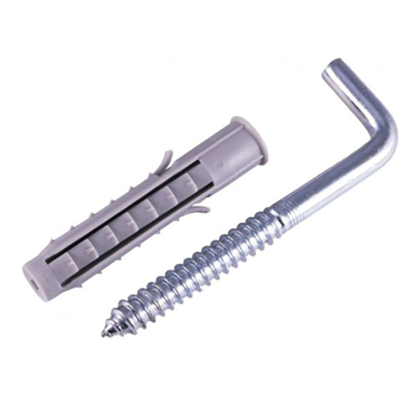 Дюбель с прямым крюком 10х 50  2шт