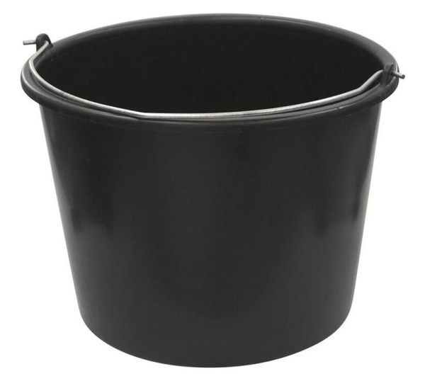 Ведро строительное резинопластик 16л