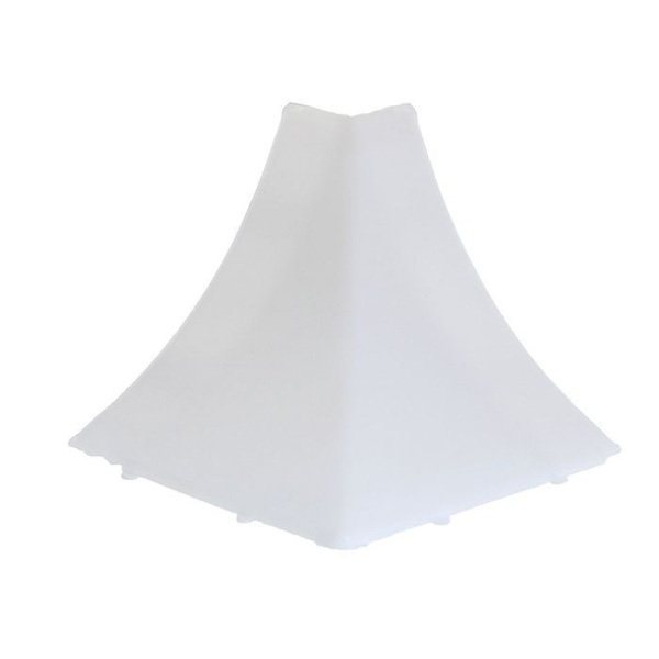 Плинтус для столешницы угол наружний белый Идеал---