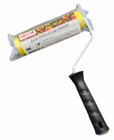 Валик д/прикатки обоев 150х30х6мм Decor(20)