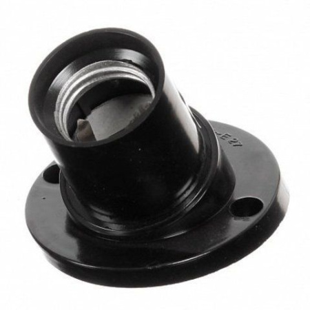 Патрон настеный карболитовый  Е27 наклонный Navigator