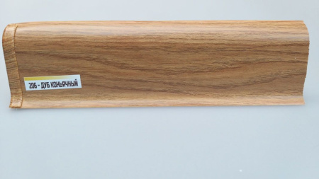 Плинтус Идеал 3Д 55 Классик 206 дуб коньячный