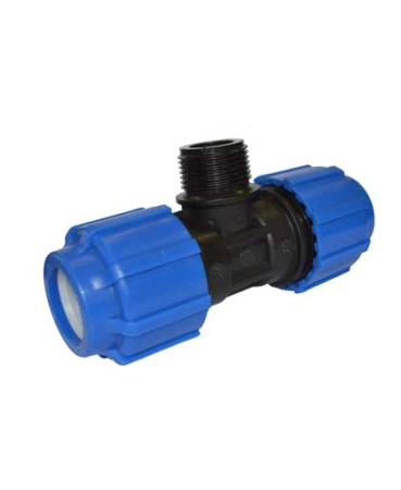 ПНД Тройник разборный 32х3/4 32 НР STR